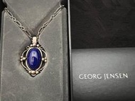 Georg Jensen 喬治傑生 1989 年度寶石項鍊 青金石