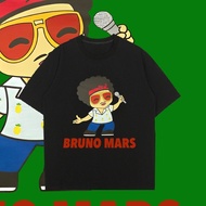 Hello Kitty X Bruno Mars T-Shirt Cotton 1 Fabric Can Be Worn By Both Men Comfortable To Wear Not Shrink Biased New Hot Model.
