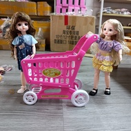 Supermarket trolley for dolls [SUPER GIANT] can freely carry things