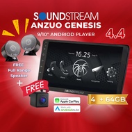Soundstream Anzuo Genesis Android Player 4GB+64GB CarPlay AirPlay Android Auto 32-Band EQ DSP (2025)