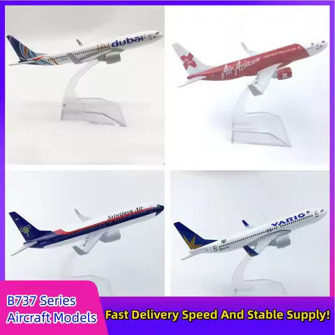 16CM Boeing B737 Aircraft 737 Series Scale Model Alloy Metal Diecast Airplane Toys for Boys Gift Col