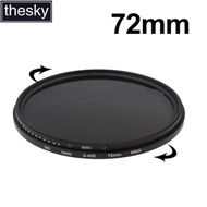 72mm ND Fader Neutral Density Adjustable Variable Filter ND 2 to ND 400 Filter