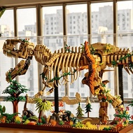 Compatible with 76940 Jurassic Tyrannosaurus Rex Fossil Dinosaur Skeleton Model Male 8 Educational A