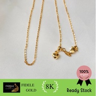 Kalung Polos Millie Molly Emas Asli Ubs Gold Emas 375