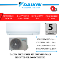 DAIKIN FTKE SERIES [FTKE25AV1MF/FTKE35AV1MF/FTKE50AV1MF/FTKE71AV1MF] R32 INVERTER WALL MOUNTED AIR C