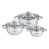 Bộ Nồi Inox 3 Đáy Sunhouse SH334