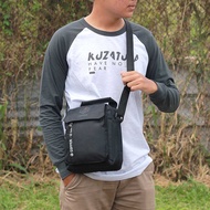 [111] TAS SELEMPANG PRIA ANTI AIR WATERPROOF WAISTBAG SLING BAG 5 RESLETING DISTRO MODEL TERBARU / T