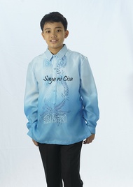 Barong Tagalog for Kids - Blue