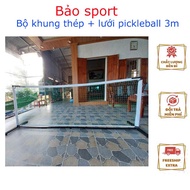 Mini Pickleball Net,3M Pickleball Net,Home Pickleball Net,Full Frame + Net Combo