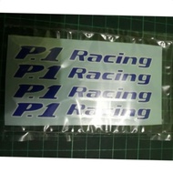 Sticker rim p1 racing