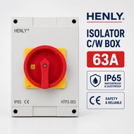 Henly 63A ISOLATOR WITH PVC BOX