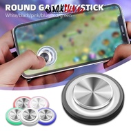 BLACKFUNNY 1Pc Round Game Joystick For Mobile Phone Rocker Tablet Metal Button Controller With Sucti