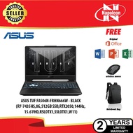 ASUS TUF FA506N-FRHN666W - BLACK (R7-7435HS,8G,512GB SSD,RTX2050,144Hz,15.6'FHD,RSLOTX1,SSLOTX1,W11)