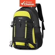 Large capacity outdoor travel daypack, 45L waterproof hiking backpack with independent shoe compartm