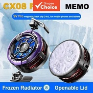 Memo CX08 Pro 9V2A semiconductor cooling fan, universal radiator, magnetic back clip, gaming accesso