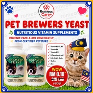 🔥Hot Selling🔥Pet Natural Premium Brewer Yeast ORIGINAL Repack Bottle Vitamin Bulu Kucing Anjing Brew