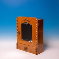 桑惠商號 1970s 比利時 實木壁掛式鏡櫃 Vintage置物櫃 老藥櫃