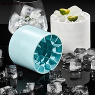 Ice Cube Maker Cylinder Silicone Ice Cube Mold Quickly Freeze Ice Cubes Trays Creative Cylinder Ice Bucket Ice Cream Maker