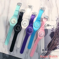 men watch ✜[🔥READY STOCK🔥] Original Geneva Korean Jelly Sports Analog Men Ladies Watch Jam Tangan Le