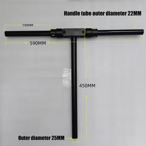 SA-Folding Kick Scooter Handlebar Handle for Electric Scooter T-Bar Faucet Set Accessories for SEALU