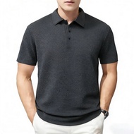 衣服男大码t恤男装上衣 t shirt lelaki plus size men top short sleeve casual polo neck t shirt man fashion men c