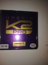 Tibhar Hybrid K2 Pro Table Tennis Rubber挺拔k2pro紫金版黑色