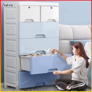 Drawer Cabinet With Lock Plastic Storage Drawer Cabinet 3/4/5/6/7 Tier Box Baju Baby Plastik Murah l