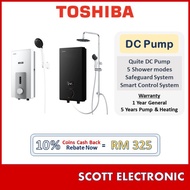 Toshiba Instant Water Heater With Pump + Rain Shower Hot Shower DSK38ES3MB-RS DSK38S3MW