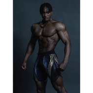 FIED WARRIOR BLUE Samurai 15inch IFBB NPC WNBF Fitness Pants Beach