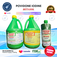 Povidone Iodine Betasol 1 Liter and 1 Gallon 10% and 7.5%