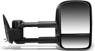 DNA Motoring TWM-001-T222-BK-R Manual Tow Mirror Right (03-07 Chevy Silverado/GMC Sierra)