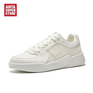 ANTA Men Retro Sports Skateboard Shoes 1125B8011U-2 - Ivory White (Kasut Kasual Lelaki)