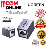 UGREEN CAT7 RJ45 10GBPS CABLE LAN EXTENDER ADAPTER (UG-15117) GREY
