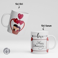 Custom Happy Anniversary Gift Mug