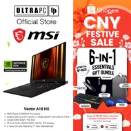 MSI Vector A18 HX Gaming Laptop — RTX5070Ti - 18" QHD+ 240Hz - AMD Ryzen 9 - 32GB RAM (For Gamers & 