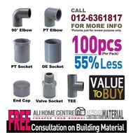 *VALUE to BUY_PVC Fitting/PVC Connector-90° Elbow/PT Elbow/PT Socket/DE Socket/ValveSocket/TEE/End C
