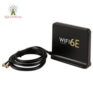 WIFI6E 2.4G 5G 6G Triple Dual-Band Extension Cable SMA Antenna Signal Amplifier Wireless Network Car