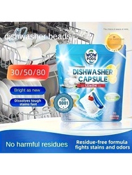 Viên rửa chén hiệu quả cao & Nước rửa máy pha cà phê - Công thức ba buồng, Công suất làm'sạch gấp 10