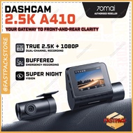 📸 70mai A410 Dash Cam | Dash Camera 2.5K+1080P Dual with HDR | Night Vision