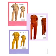 AESTHETIC DAILY CHILL TERNO SET, (L-2XL)
