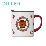 Diller Tumbler Thermos Mug 316 Stainless Steel Vacuum Insulated Coffee Cup Water Bottle 320ml D9223