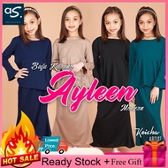 Brand New Baju Kurung Moden Budak Perempuan Duyung Cutting Size S-L Baju Raya Kanak Kanak Perempuan 