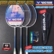 VICTOR AURASPEED 90F 32LBS Racket + STRING + SINGLE BAG Strongest Badminton Racket 100% PREMIUM