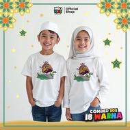 HLO KIDZ MUSLIM BOYS & GIRLS T-SHIRT GIFTSET EID GIFT WITH HOMECOMING MOTIF