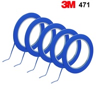 3M 471 Vinyl Tape Fineline Fine line Pinstriping Masking Tape Blue Floor Tape 2mm 2.5mm 3mm 4mm 5mm 