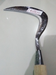 Sabit Arit Rumput Ukuran BESAR Cap Bintang Mas Arit Jawa Baja Asli Super Tajam jumbo