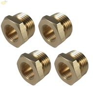 4Pcs Garden Hose Bushing 3/4" GHT Male to 3/8" NPT Female Reducer Adapter Hose