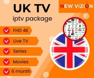 แพ็คเกจ UK TV ออนไลน์ 6 เดือน รับชมทีวีออนไลน์จากต่างประเทศ ผ่านแอพพริเคชั่นที่สามารถดาวน์โหลดได้ทุก