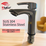 Faucet for hand sink, 2 hot and cold lines. Height 20cm. Biggo brand Comes with 50cm water supply li