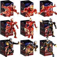 Iron Man MK9 MK10 MK11EX MK12 MK13 MK14 MK15 MK16 Avengers Tony Stark Mainan DIY Model Figura Aksi P